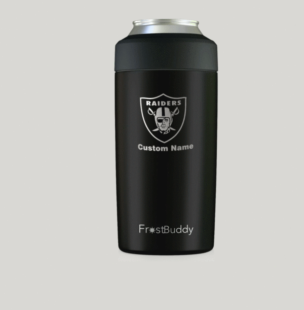 Personalized Las Vegas Raiders Insulated Koozie - Universal Buddy 2.0 by Frost Buddy