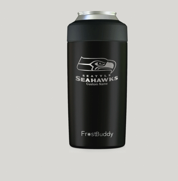 Personalized Seattle Seahawks Insulated Koozie - Universal Buddy 2.0 by Frost Buddy - Image 2