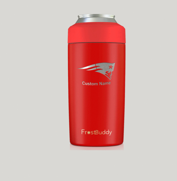 Personalized New England Patriots Insulated Koozie - Universal Buddy 2.0 by Frost Buddy - Image 4