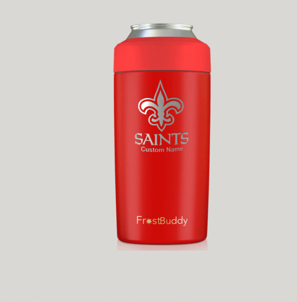 Personalized New Orleans Saints Insulated Koozie - Universal Buddy 2.0 by Frost Buddy - Image 3