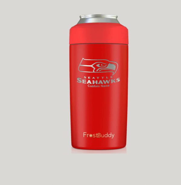 Personalized Seattle Seahawks Insulated Koozie - Universal Buddy 2.0 by Frost Buddy - Image 4