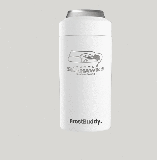 Personalized Seattle Seahawks Insulated Koozie - Universal Buddy 2.0 by Frost Buddy - Image 3