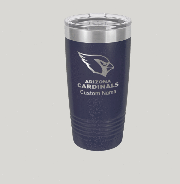 Personalized Arizona Cardinals Polar Camel 20 oz Tumbler - Image 4