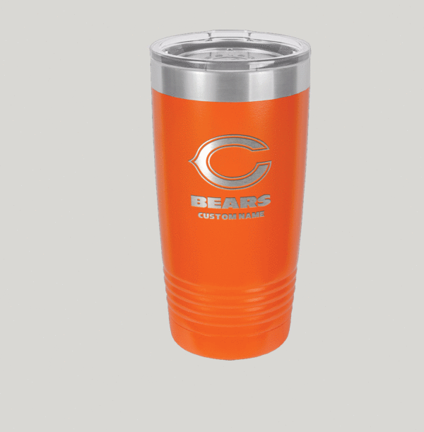 Personalized Chicago Bears Polar Camel 20 oz Tumbler - Image 5