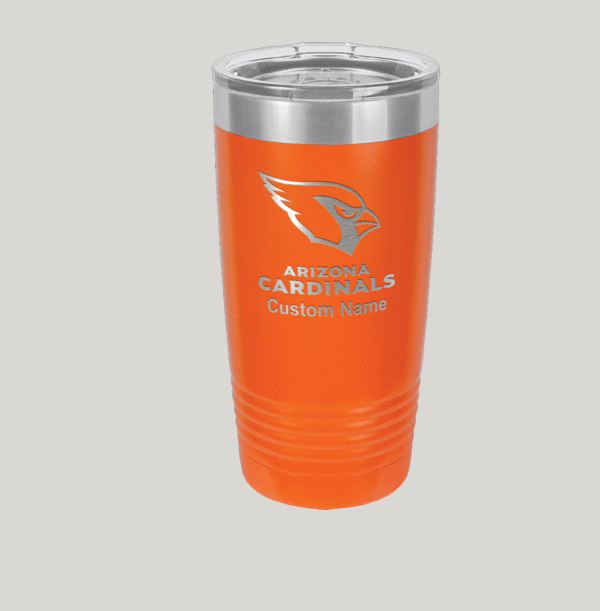 Personalized Arizona Cardinals Polar Camel 20 oz Tumbler - Image 5