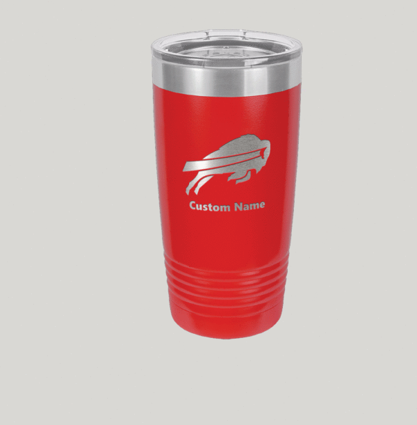 Personalized Buffalo Bills Polar Camel 20 oz Tumbler - Image 3