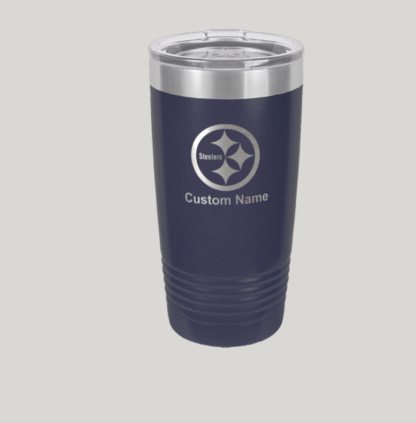 Personalized Pittsburgh Steelers Polar Camel 20 oz Tumbler - Image 2