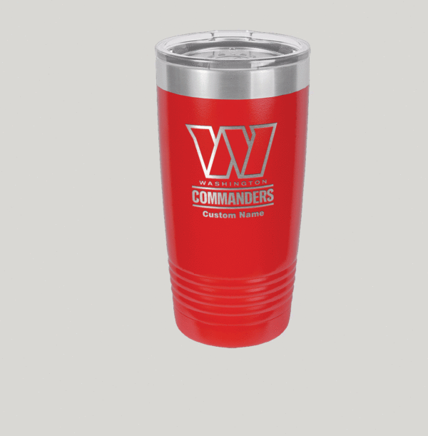 Personalized Washington Commanders Polar Camel 20 oz Tumbler