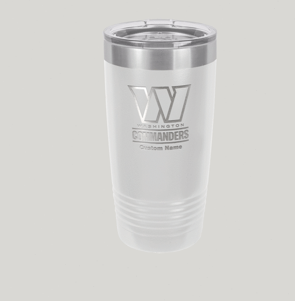 Personalized Washington Commanders Polar Camel 20 oz Tumbler - Image 2