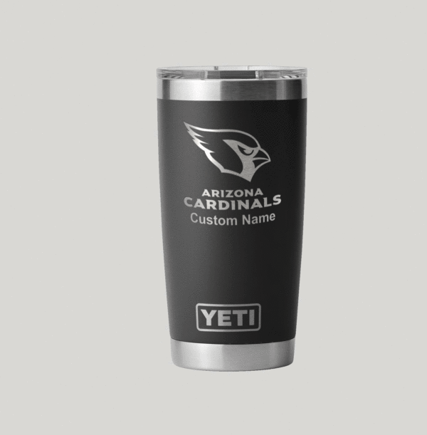 Personalized Arizona Cardinals Yeti 20 oz Rambler Tumbler
