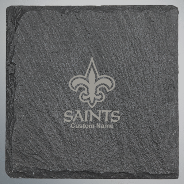 New Orleans Saints Square Slate Coaster - Set of 4
