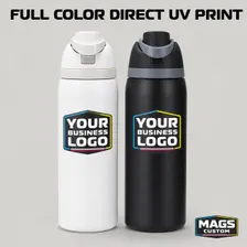 Custom Logo 32 oz Insulated Water Bottle | Full-Color UV Printed - Image 5