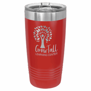 Red 20-ounce Polar Camel tumbler