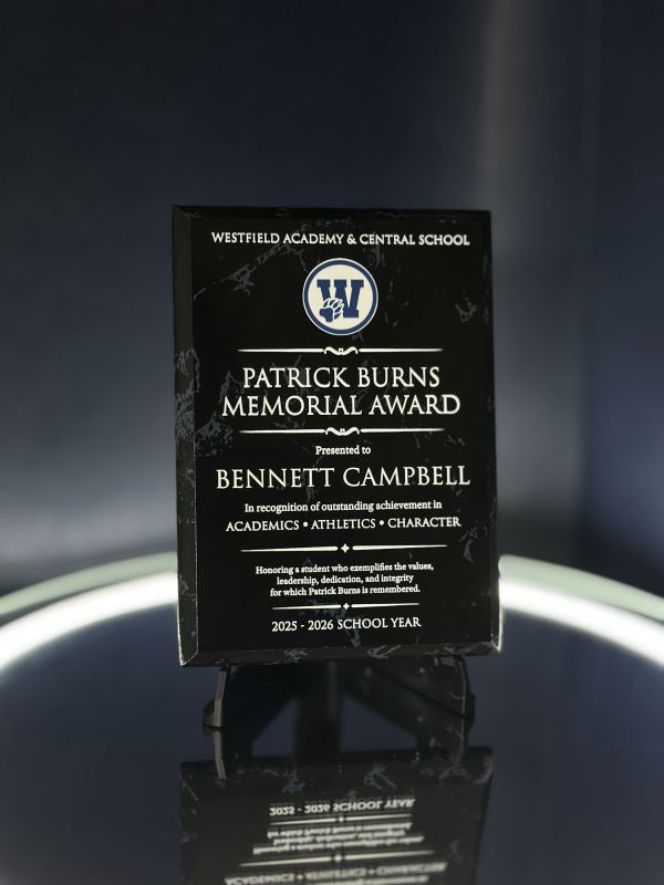 Custom marble recognition plaque